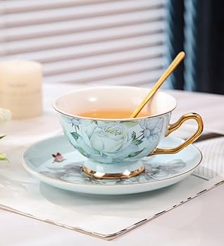 新品未使用洋風のトレー3枚！高級ティーカップ5セット付き綺麗です。 51TEtM7K+XL._UF350,350_QL80_.jpg